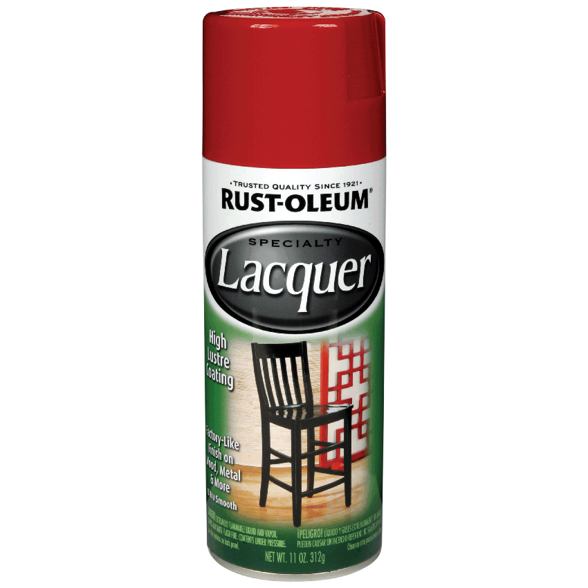 RUST-OLEUM LACQUER - 312G - Chinese red, 314G