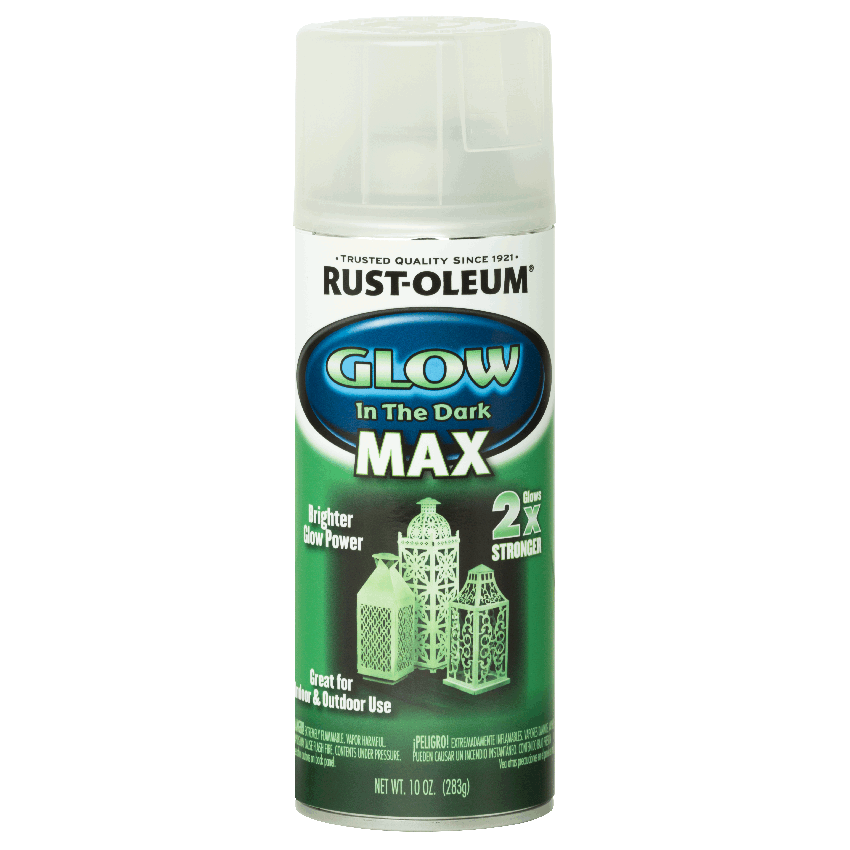 RUST-OLEUM GLOW IN THE DARK MAX SPRAY - 283G