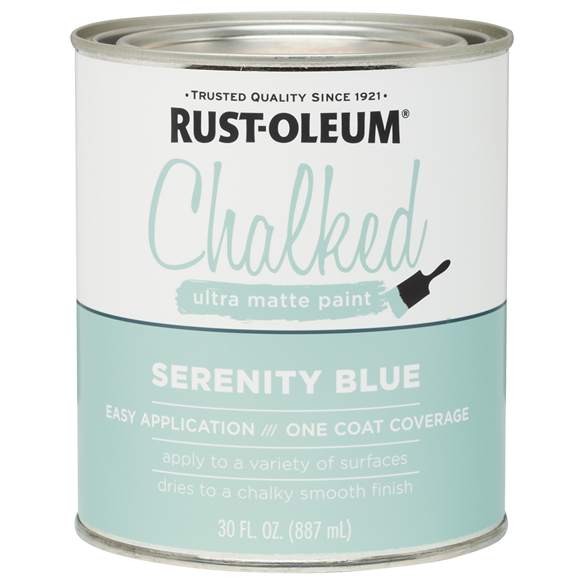 RUST-OLEUM CHALKED PAINT - 887ML - Serenity Blue