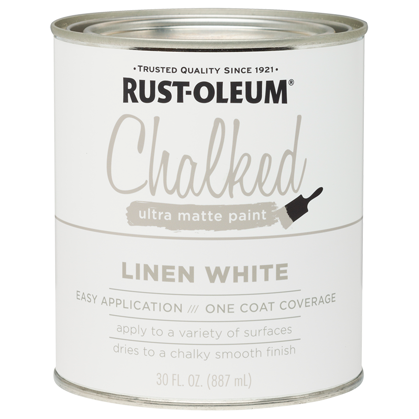 RUST-OLEUM CHALKED PAINT - 887ML - Linen white