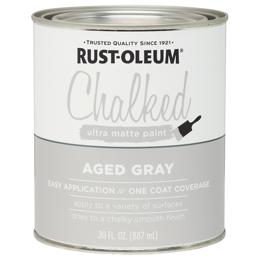 RUST-OLEUM CHALKED PAINT - 887ML - Aged gray