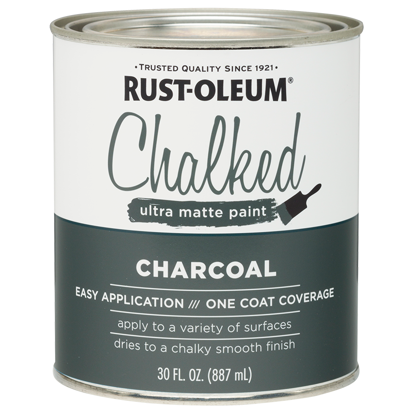 RUST-OLEUM CHALKED PAINT - 887ML - Charcoal