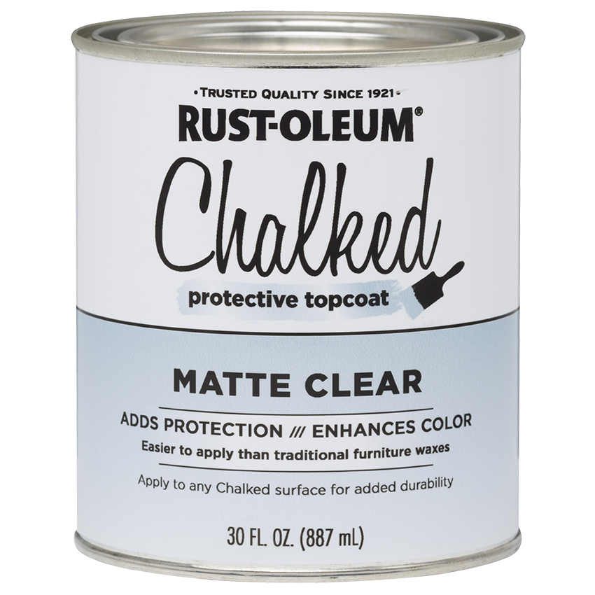 RUST-OLEUM CHALKED PAINT TOPCOAT - 887ML - MATT CLEAR
