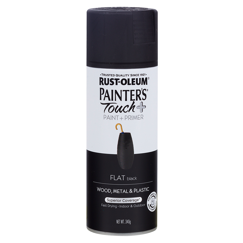 RUST-OLEUM PAINTERS TOUCH+ - 340G - FLAT BLACK