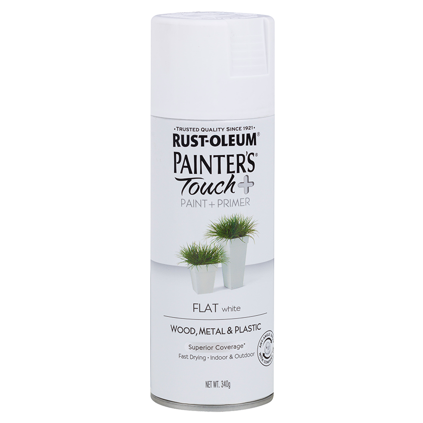 RUST-OLEUM PAINTERS TOUCH+ - 340G - FLAT WHITE