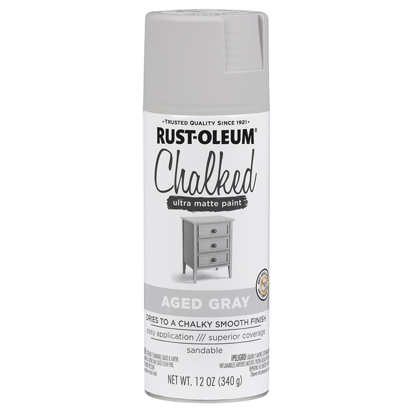 RUST-OLEUM CHALKED PAINT SPRAY - 340G - Aged gray