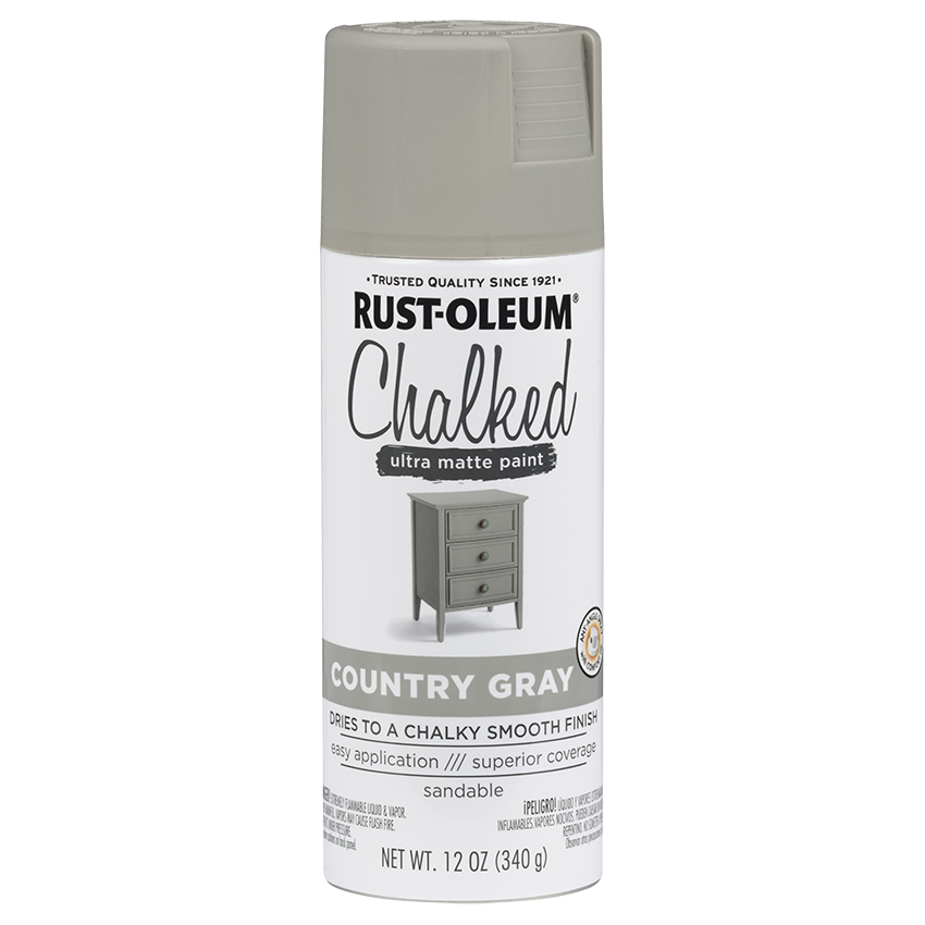 RUST-OLEUM CHALKED PAINT SPRAY - 340G - Country grey