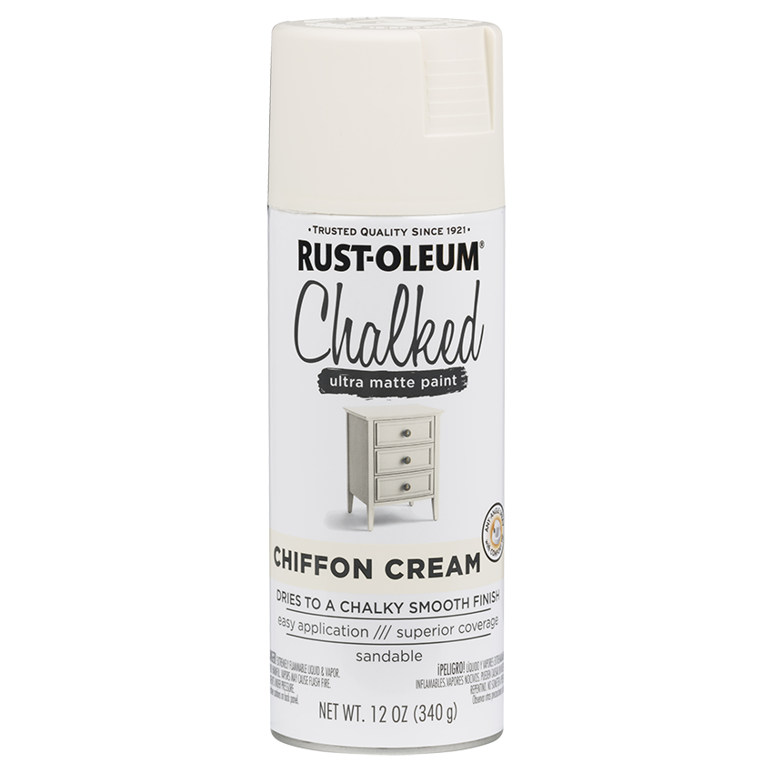 RUST-OLEUM CHALKED PAINT SPRAY - 340G - Chiffon cream