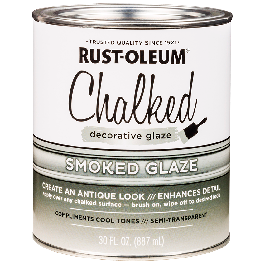 RUST-OLEUM CHALKED PAINT - 887ML - Aged glaze smoke