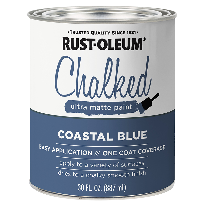 RUST-OLEUM CHALKED PAINT - 946ML - Coastal blue