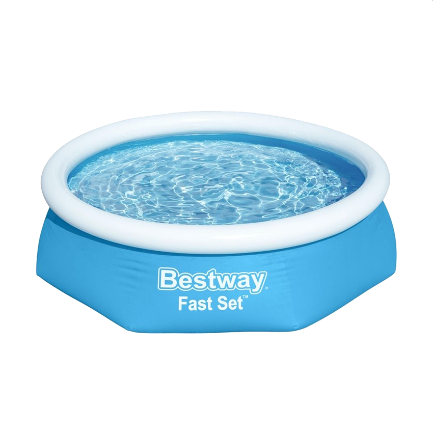 BESTWAY FAST SET POOL - EXLUDES PUMP & FILTER - 2.44MX61CM 1880L - BLUE