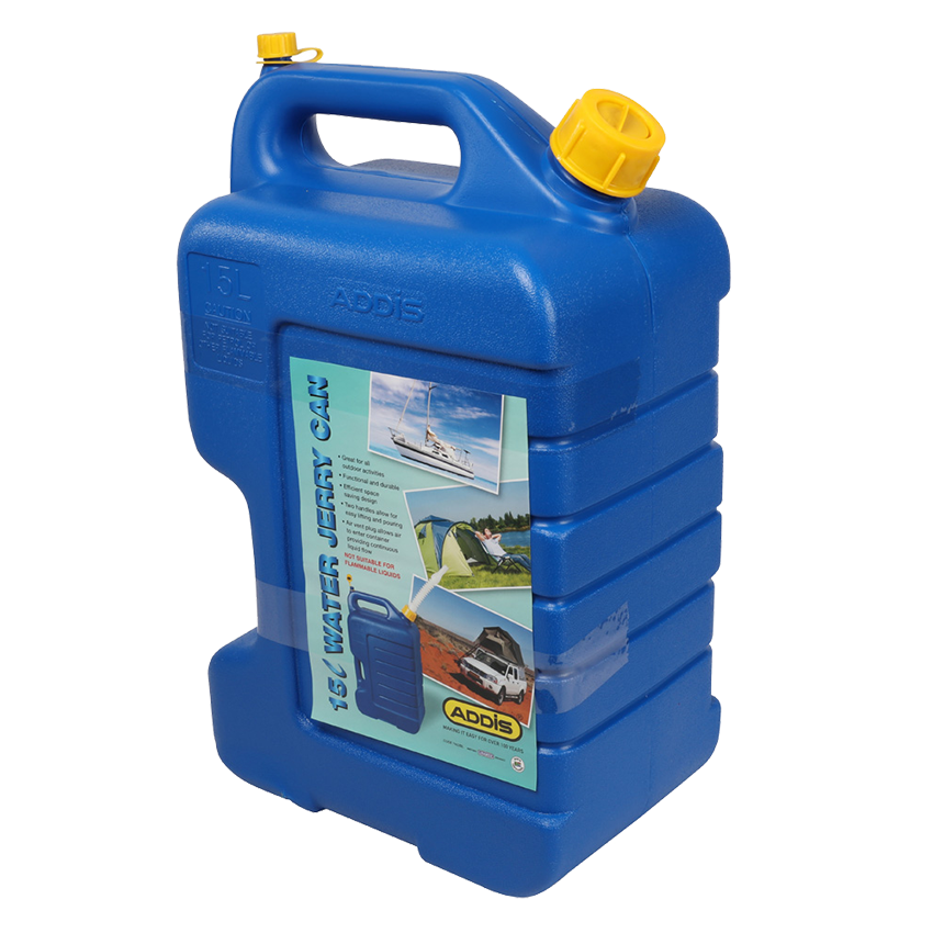 ADDIS BLUE 15L JERRY CAN FOR WATER
