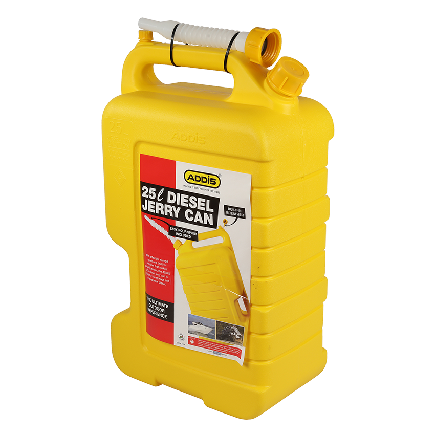 ADDIS YELLOW 25L DIESEL JERRY CAN