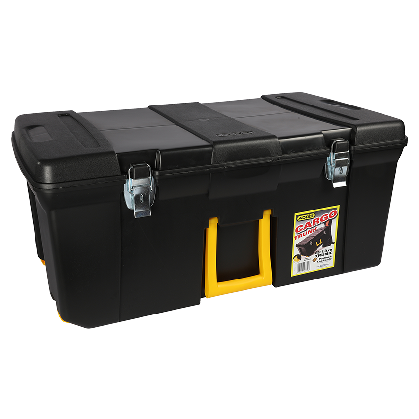ADDIS 89L CARGO TRUNK WITH WHEELS AND PAD LOCKABLE