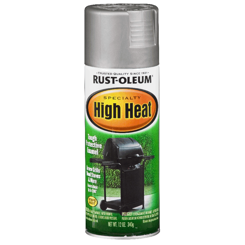 RUST-OLEUM HIGH HEAT - 340G - Silver, 340G