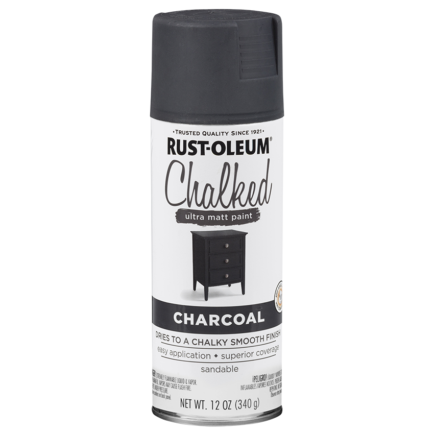 RUST-OLEUM CHALKED PAINT SPRAY - 340G - Charcoal