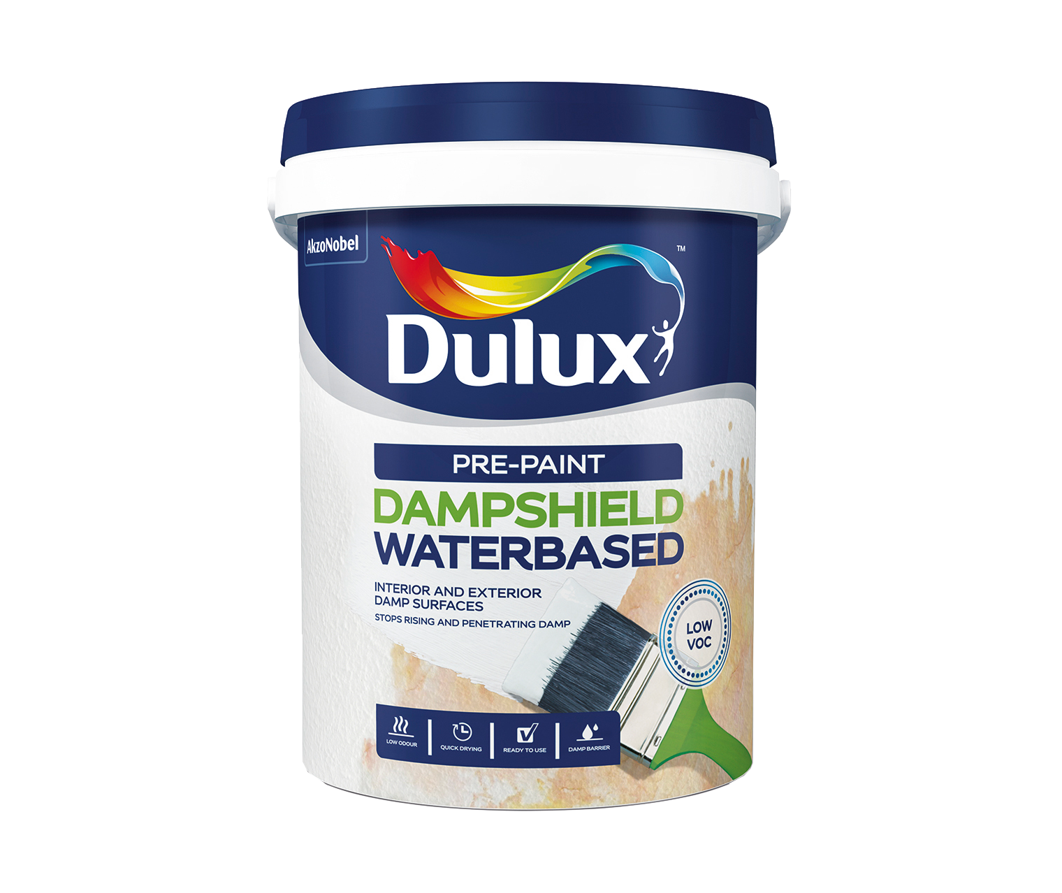 Dulux Prepaint Dampshield - 20L - White
