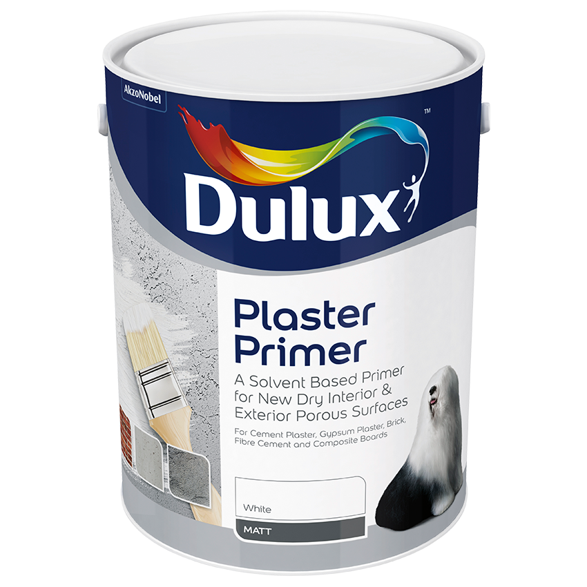 Dulux Primer Plaster For New - 5L - White