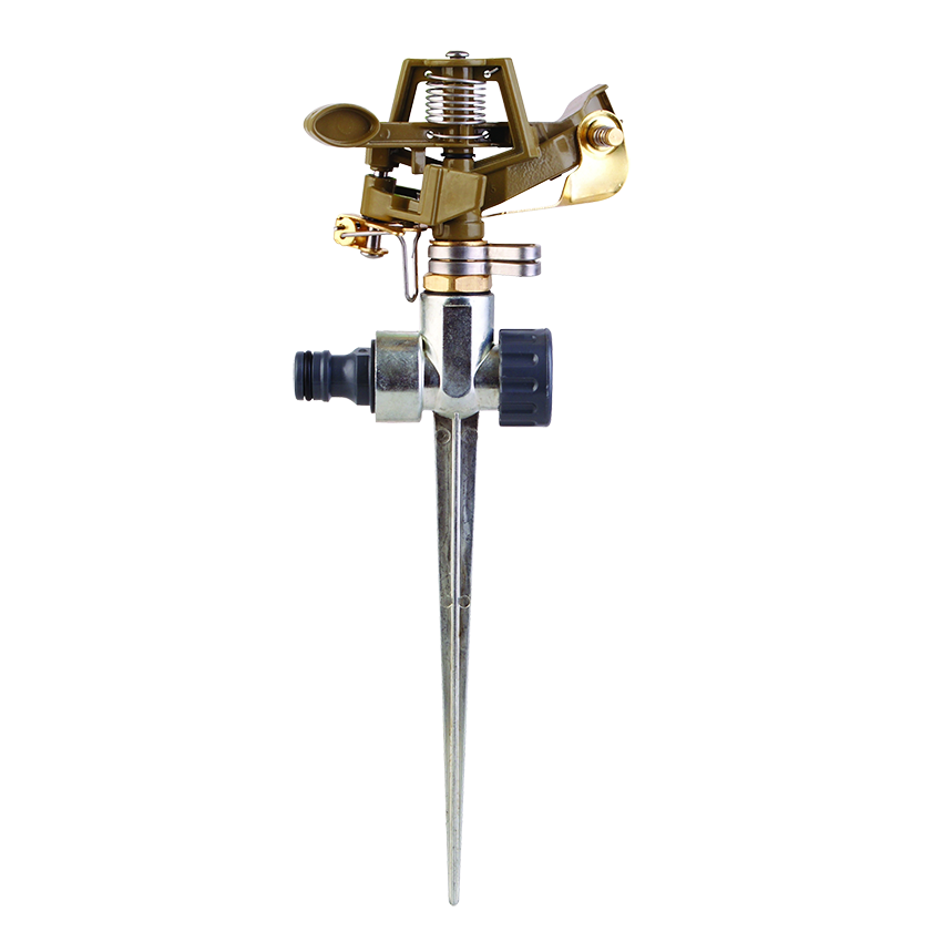 GRO METAL SPRINKLER WITH ZINC SPIKE - ZINC GOLD