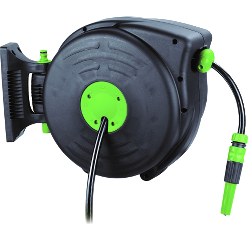 GRO AUTO RETRACTABLE HOSE - 15M - GREY