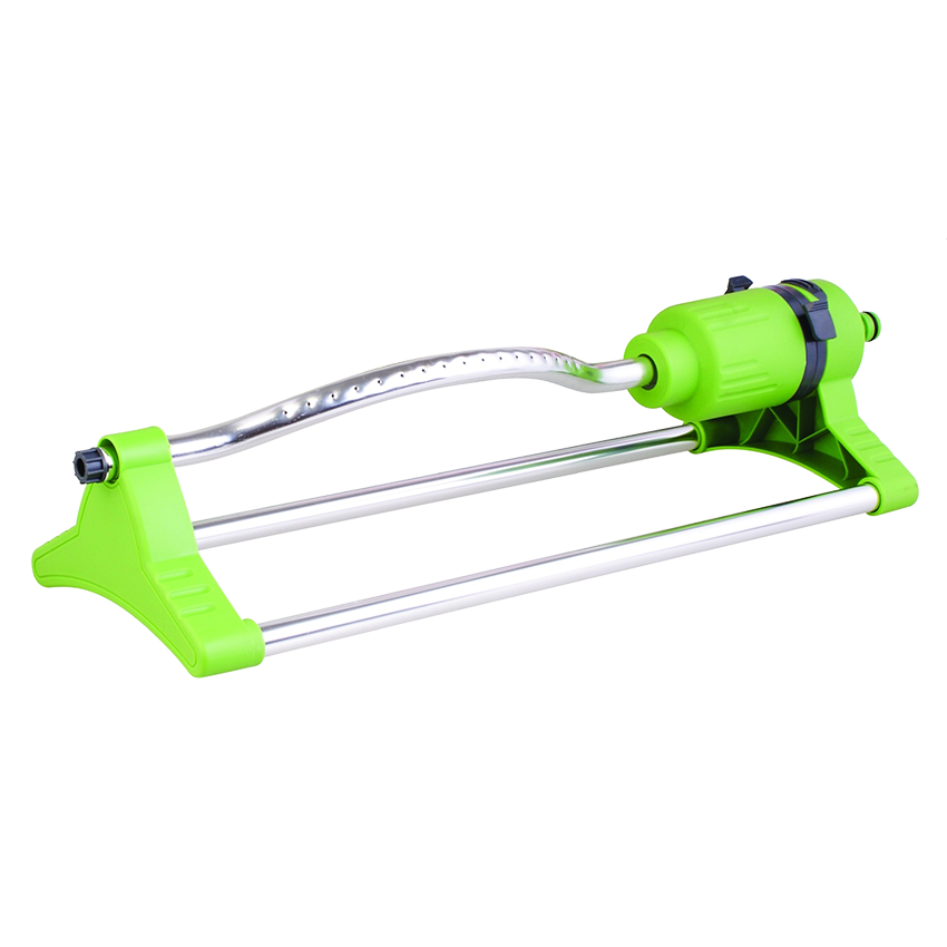 GRO OSCILLATING SPRINKLER WITH 17 HOLES - GREEN
