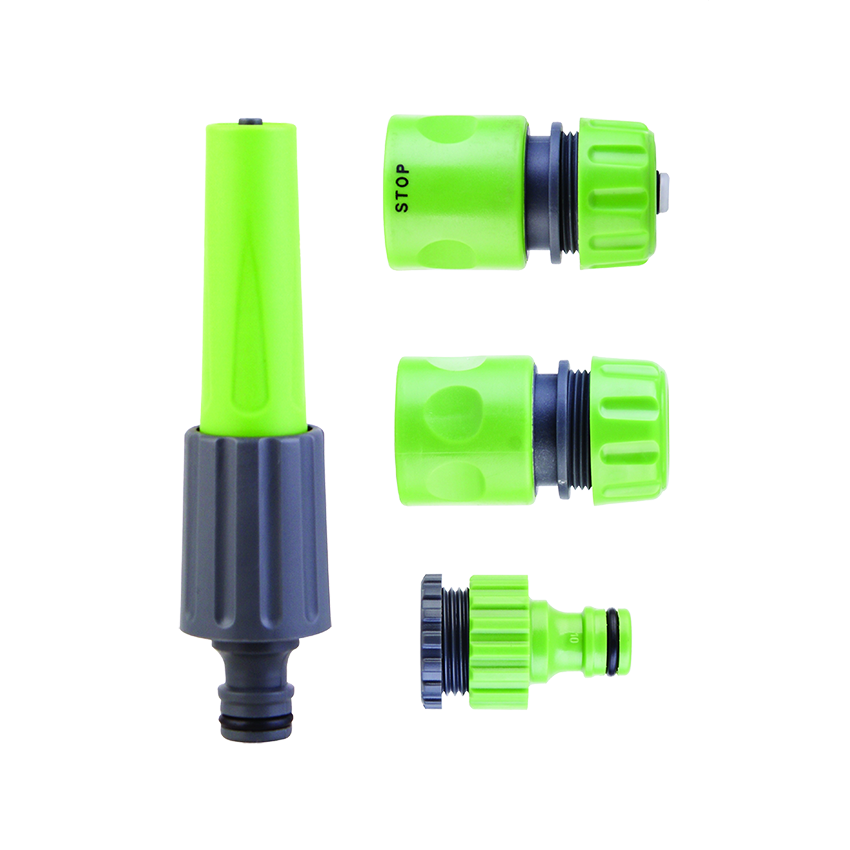 GRO BASIC HOSE ADAPTOR SET - 12.5MM - GREEN