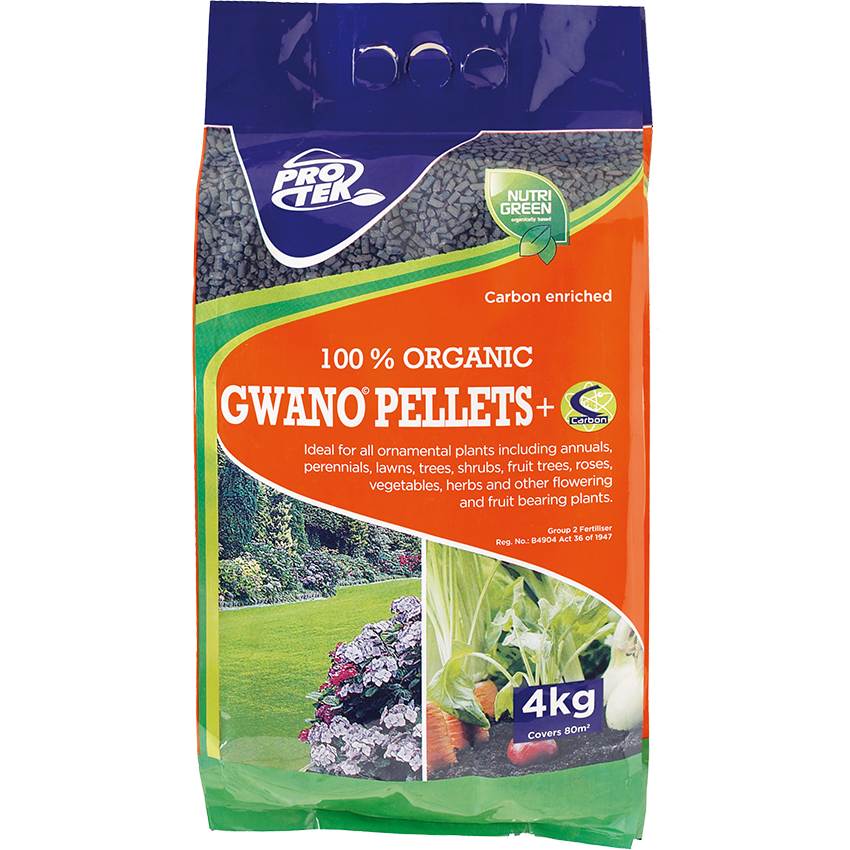 PROTEK FERTILISER NUTRIGREEN GWANO PELLETS ORG - 4KG