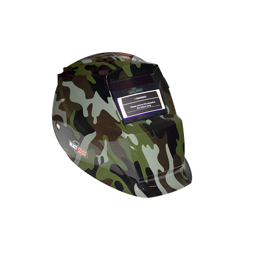 MATWELD WELDING HELMET - AUTO DARKENING. ADJUSTABLE - CAMO