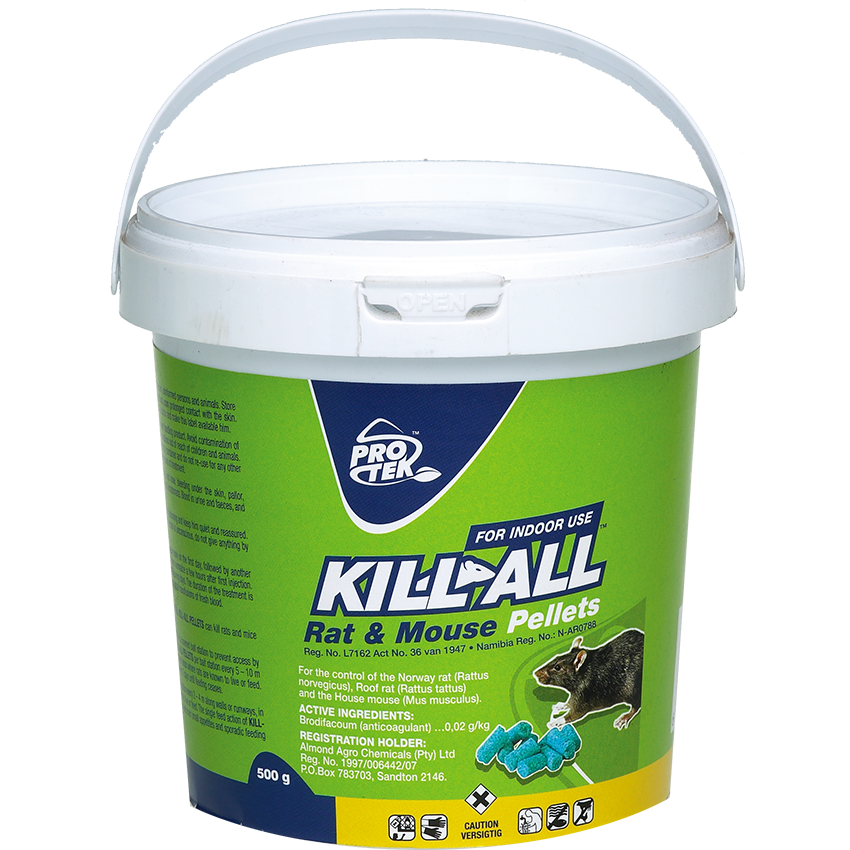 PROTEK RODENTICIDE KILL ALL PELLETS - 500G
