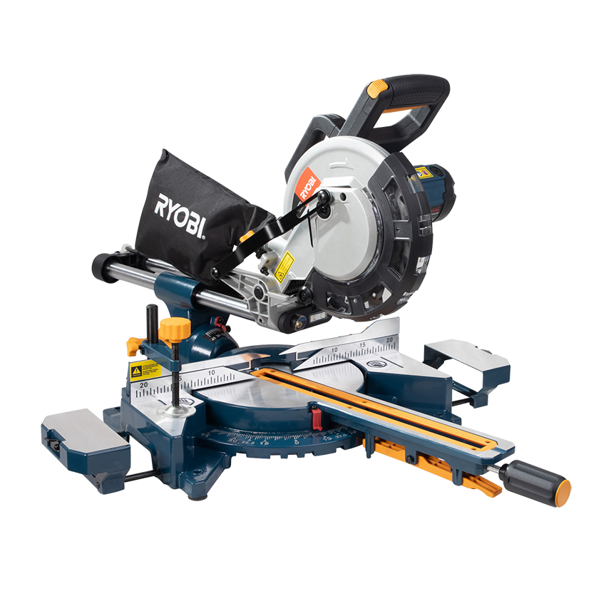 RYOBI MITRE SAW 210MM 1700W SLIDING COMPOUND WITH LASER LIGHT