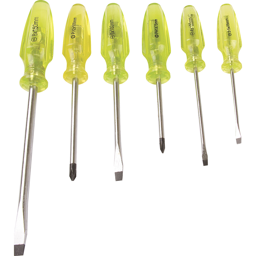 MTS 6 PIECE SCREWDRIVER SET