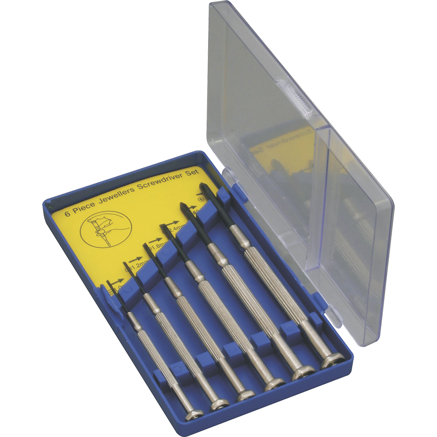 MTS 6 PIECE JEWELER SCREWDRIVER SET