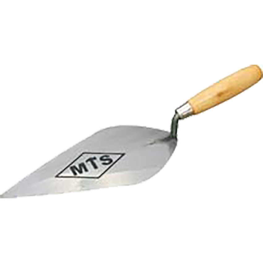 MTS BRICK TROWEL WITH WOODEN HANDLE - 300MM