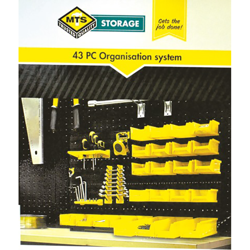 MTS 43 PIECE STORAGE ORGANIZATION SYSTEM