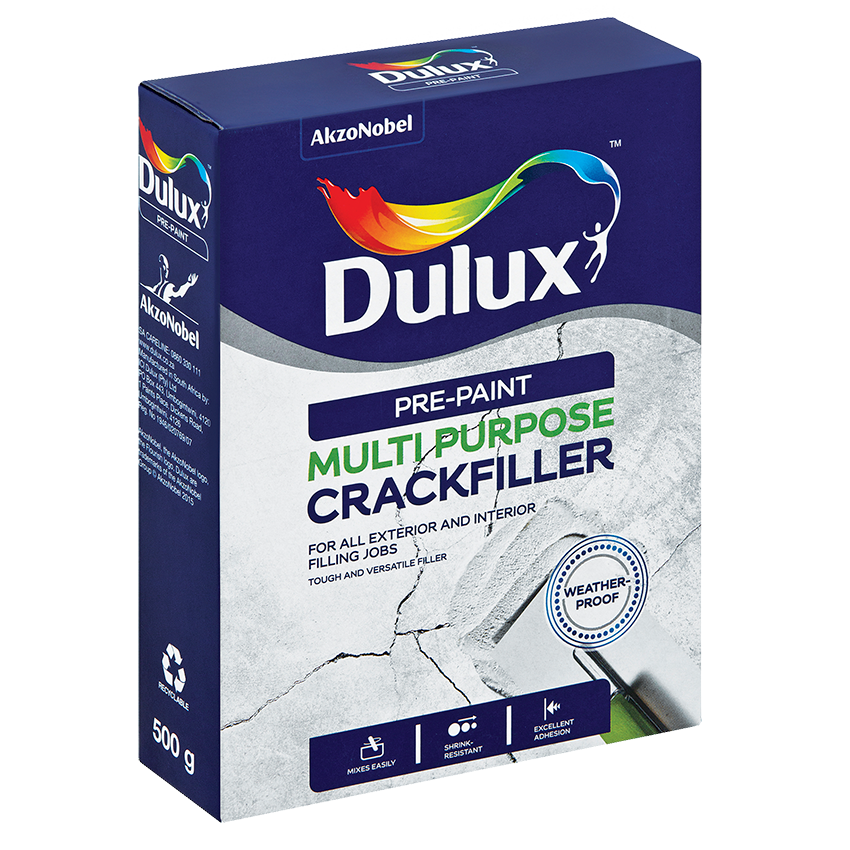 Dulux Prepaint Crackfiller Multi-Purpose - 500G - White