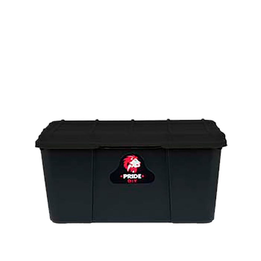 PRIDE STORAGE BOX - FULL BLACK - 25L