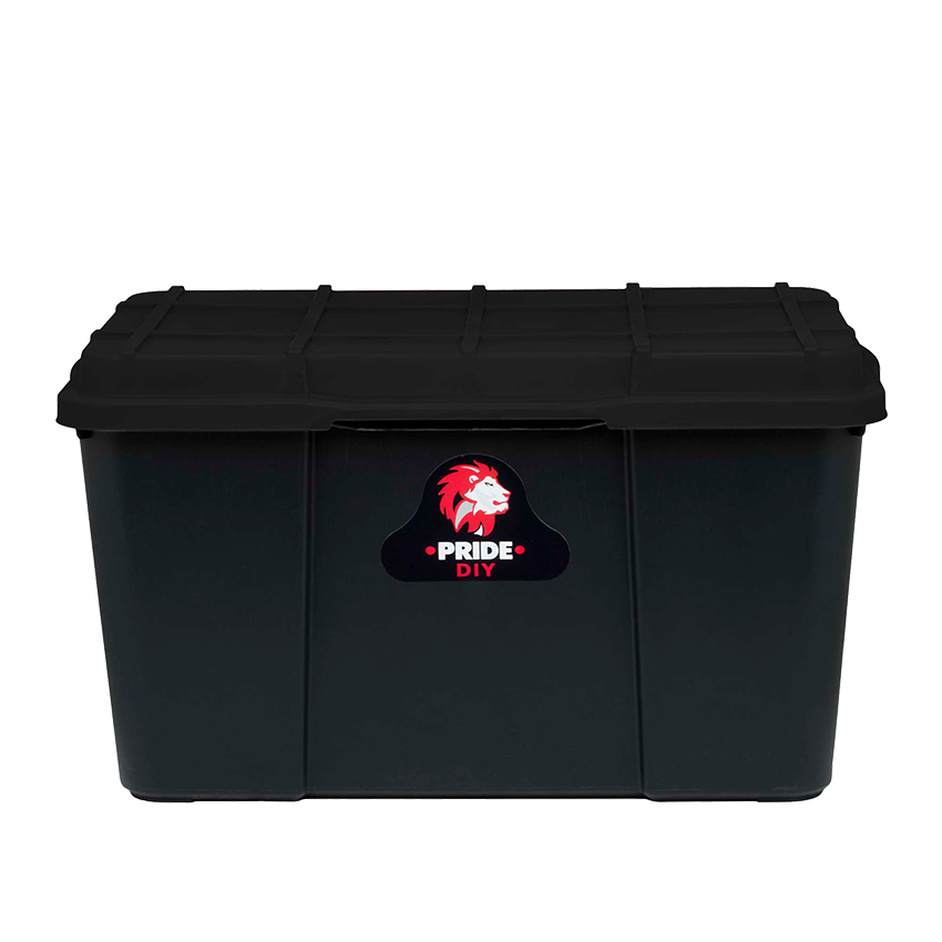 PRIDE STORAGE BOX - FULL BLACK - 45L