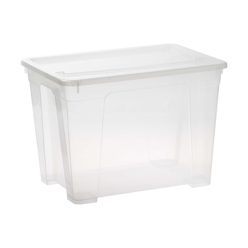 CONTOUR STORAGE BOX - 21L - CLEAR