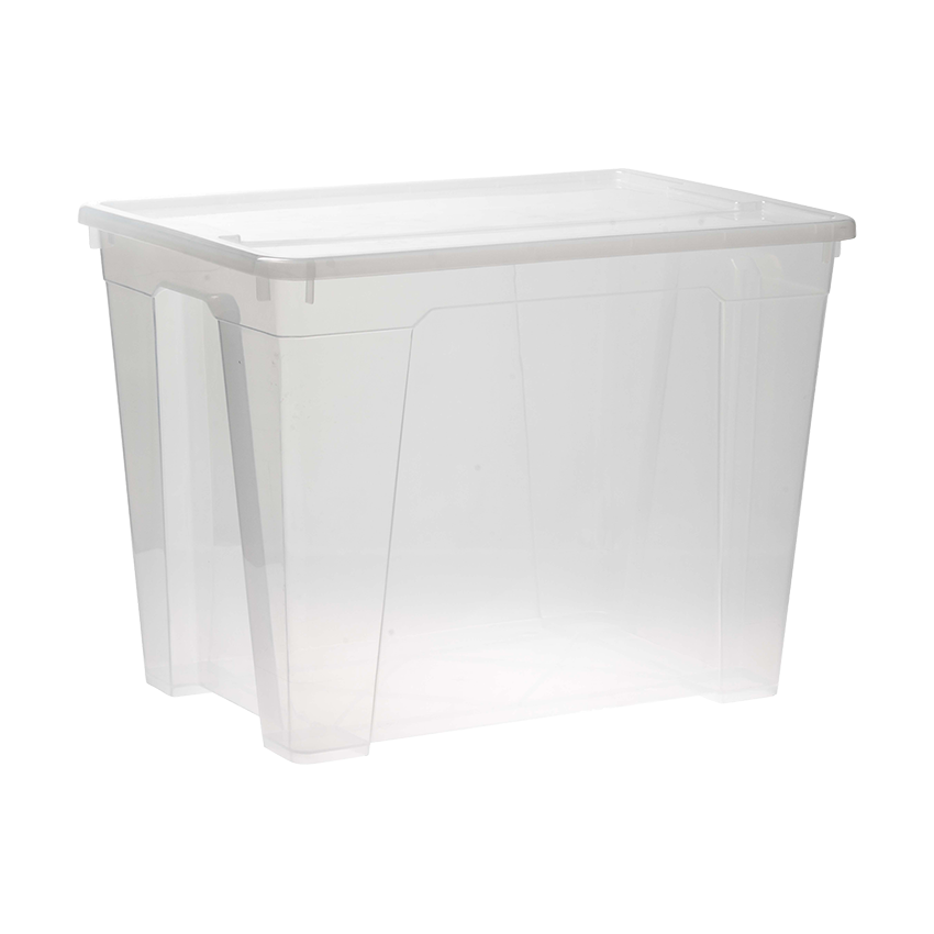CONTOUR STORAGE BOX - 65L - CLEAR