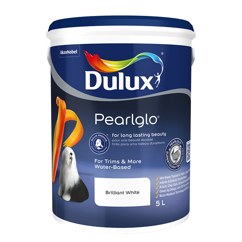 Dulux Pearlglo Water Based - 5L - White