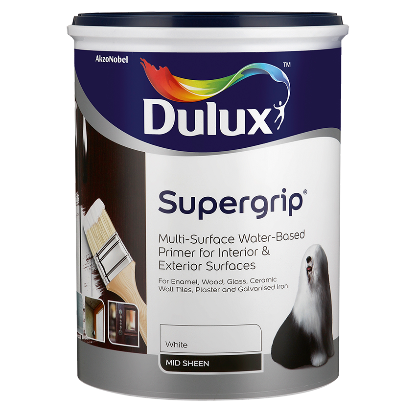 Dulux Supergrip All Purp Primer - 5L - White