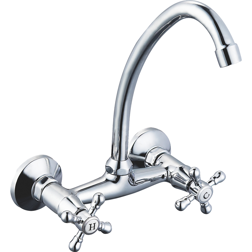 Victory Wall Type Sink Mixer with Swivel JL Spout