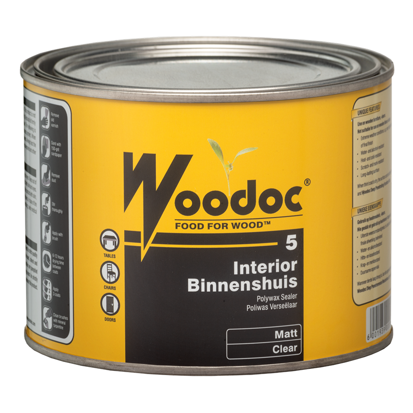 WOODOC 5 INDOOR WAX SEALER - 1L - MATT