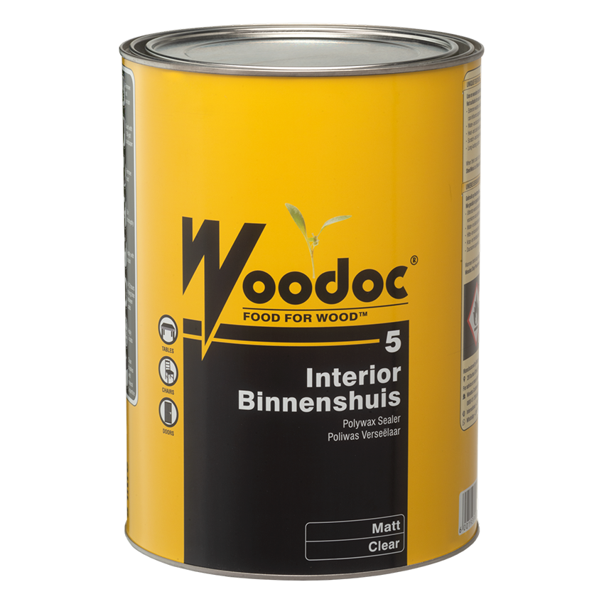 WOODOC 5 INDOOR WAX SEALER - 5L - MATT