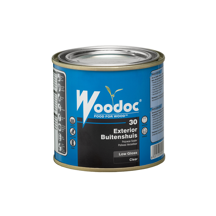 WOODOC 30 EXTERIOR LIGHT GLOSS WAX SEALER - 500ML - CLEAR