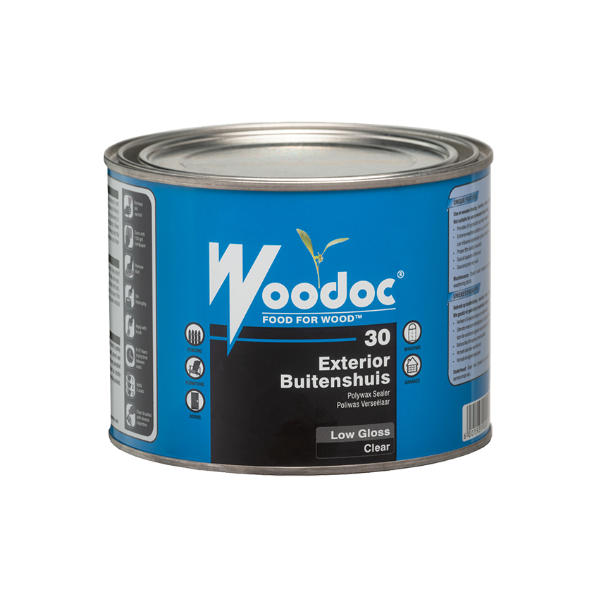 WOODOC 30 EXTERIOR LIGHT GLOSS WAX SEALER - 1L - CLEAR
