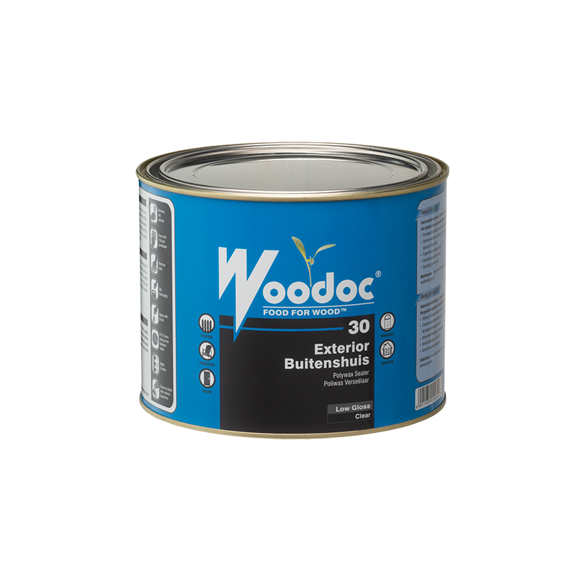 WOODOC 30 EXTERIOR LIGHT GLOSS WAX SEALER - 2.5L - CLEAR