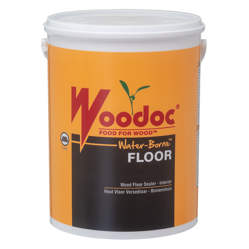 WOODOC 25W WATER BASED GLOSS FLOOR SEALER - 5L - CLEAR - Clear