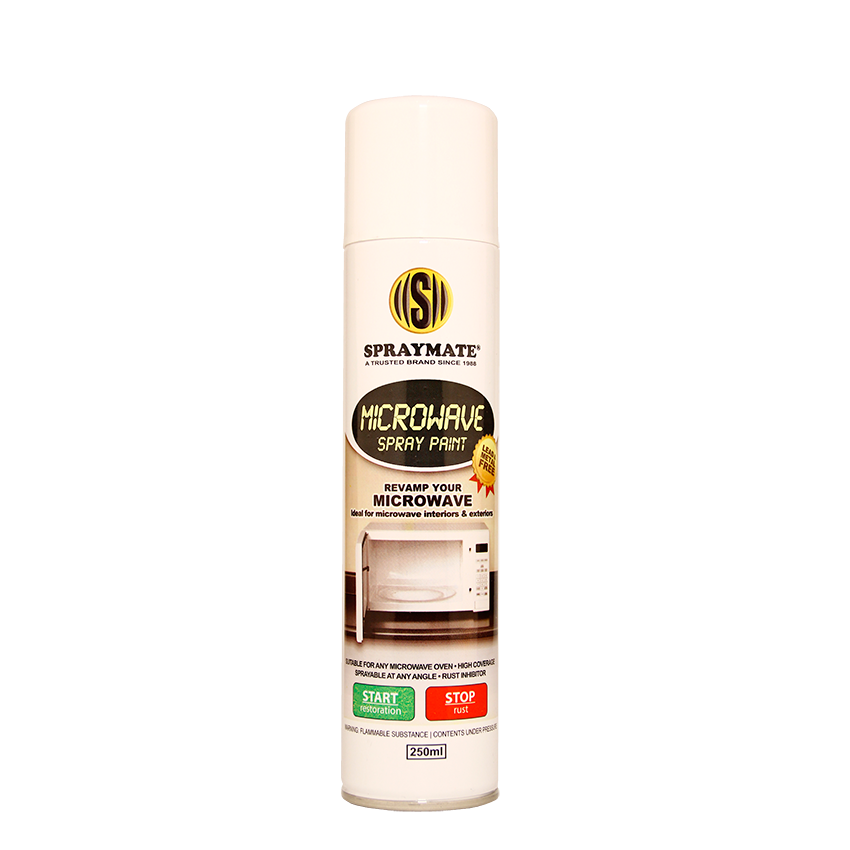 SPRAYMATE ARTISTIC MICROWAVE - 250ML - WHITE