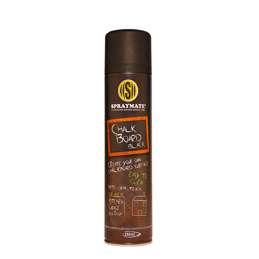 SPRAYMATE ARTISTIC CHALK BOARD - 250ML - Black